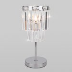Настольная лампа Eurosvet 01136/1 хром/прозрачный хрусталь Strotskis Elegante