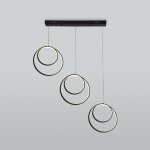 Подвесная люстра Eurosvet 90308/3 черный Flow