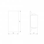 35154/D Светильник настенный светодиодный Mini Light черный Elektrostandard