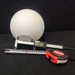 Плафон стекло шар матовый 180мм (75мм посадка) Евро 1197  Bubble