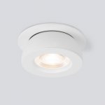 Встраиваемый точечный светодиодный светильник Pruno белый 8W 4200К (25080/LED) 25080/LED Elektrostandard