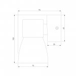 Светильник настенный Cono MRL 1027 черный Elektrostandard