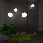 Светильник садово-парковый Sfera F 35158/F черный Elektrostandard
