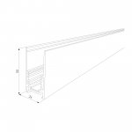 Slim Magnetic Шинопровод накладной (белый) (2 м) 85084/00 Elektrostandard