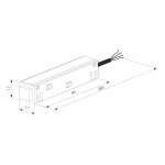 Slim Magnetic Ввод питания белый 85095/00 Elektrostandard
