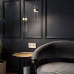 Подвесной светильник Eurosvet 50244/1 LED латунь/прозрачный Lumen