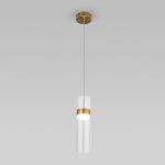 Подвесной светильник Eurosvet 50244/1 LED латунь/прозрачный Lumen