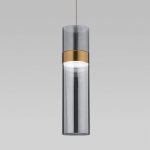Подвесной светильник Eurosvet 50244/1 LED латунь/дымчатый Lumen