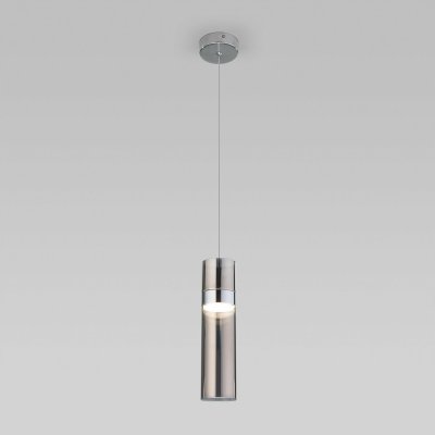 Подвесной светильник Eurosvet 50244/1 LED хром/дымчатый Lumen