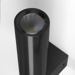 Настенный светильник Eurosvet 40020/1 LED черный жемчуг Pitch