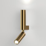 Настенный светильник Eurosvet 40020/1 LED латунь Pitch