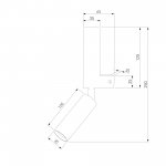 Настенный светильник Eurosvet 40020/1 LED хром Pitch