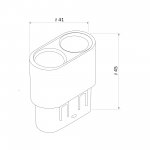 Slim Magnetic M02 Трековый светильник 4W 4200K Smally (черный) 85510/01 85510/01 Elektrostandard