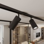 Светильник потолочный светодиодный Riffe чёрный 9W 4200K (85512/01) однофазный Elektrostandard