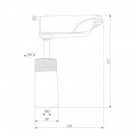 Светильник потолочный светодиодный Riffe чёрный 9W 4200K (85512/01) однофазный Elektrostandard
