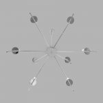 Потолочный светильник 60142/9 хром Eurosvet