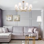 Напольный светильник 01146/1 латунь Eurosvet