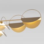 Потолочный светильник 70148/8 золото Eurosvet