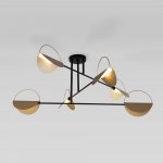 Потолочный светильник 70148/6 черный/золото Eurosvet