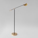 Напольный светильник 01143/1 черный/золото Eurosvet