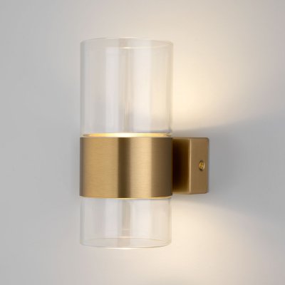 Настенный светильник Eurosvet 40021/1 LED латунь/прозрачный Watford