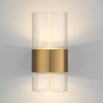 Настенный светильник Eurosvet 40021/1 LED латунь/прозрачный Watford