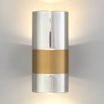 Настенный светильник 40021/1 LED латунь/дымчатый Eurosvet