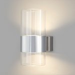 Настенный светильник Eurosvet 40021/1 LED хром/прозрачный Watford