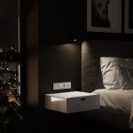 Рамка на 4 поста Acrylic (белый) Werkel W0042701