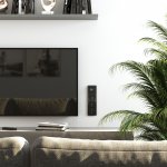 Рамка на 4 поста Acrylic (черный) Werkel W0042708