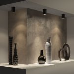 Светильник потолочный светодиодный Cors 10W (25032/LED) чёрный Elektrostandard