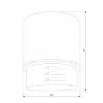 Светильник потолочный светодиодный Cors 10W (25032/LED) белый Elektrostandard