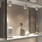 Светильник потолочный светодиодный Cors 10W (25032/LED) белый/серебро Elektrostandard