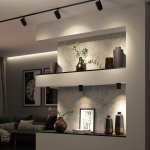 Светильник потолочный светодиодный Cors чёрный матовый 10W 4200K (85513/01) однофазный Elektrostandard