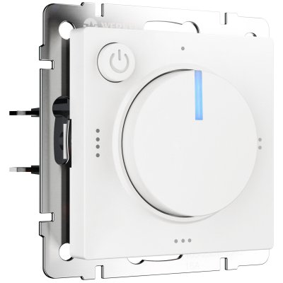 Терморегулятор электромеханический для теплого пола (белый матовый) Werkel W1151161