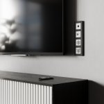 ТВ-розетка оконечная (белый матовый) Werkel W1183061