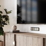 Розетка Ethernet RJ-45 (айвори матовый) Werkel W1181062