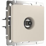 ТВ-розетка оконечная (айвори матовый) Werkel W1183062