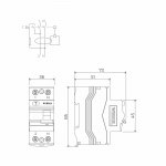 Устройство защитного отключения 1P+N 40 A 30 mА  АС  6 kА Werkel W912P406
