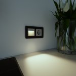 Встраиваемая LED подсветка три режима с датчиком движения  (серебряный) W1154606 Werkel