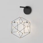 Настенный светильник 90310/1 черный жемчуг Eurosvet