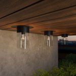 35085/F/ Светильник садово-парковый Atrani черный Elektrostandard