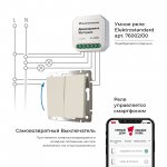 Выключатель двухклавишный с самовозвратом (слоновая кость) Werkel W1122403