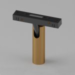 Slim Magnetic Трековый светильник 7W 4200K Cubo (латунь) 85035/01 Elektrostandard