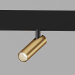 Slim Magnetic Трековый светильник 7W 4200K Cubo (латунь) 85035/01 Elektrostandard