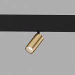 Slim Magnetic Трековый светильник 5W 4200K Cantors (латунь) 85036/01 Elektrostandard