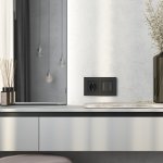 Рамка на 2 поста Slab (черный матовый) W0022908 Werkel