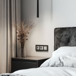 Рамка на 3 поста Slab (черный матовый) W0032908 Werkel