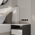 Рамка на 4 поста Slab (айвори матовый) W0042962 Werkel