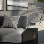 Рамка на 2 поста Slab (серебро матовый) W0022965 Werkel